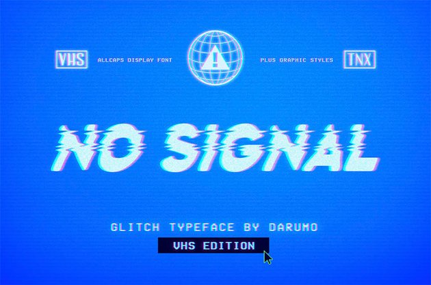 No Signal Font